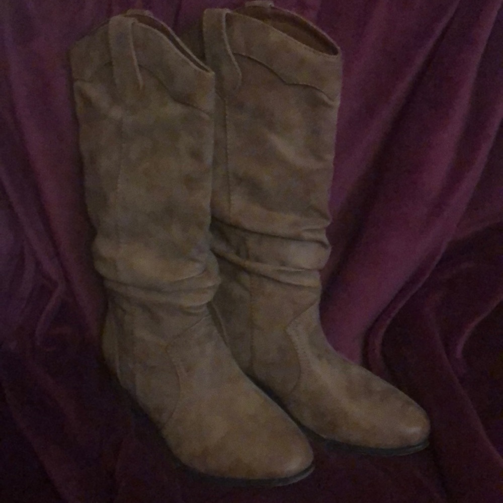 Tan Suede boots